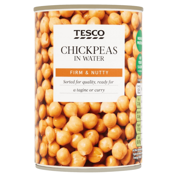 Can of chickpeas image
