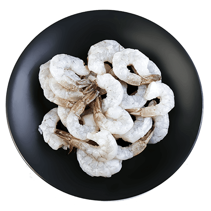 Raw tiger prawns image