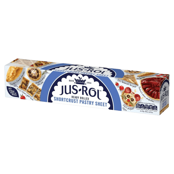 Ready rolled shortcrust pastry image
